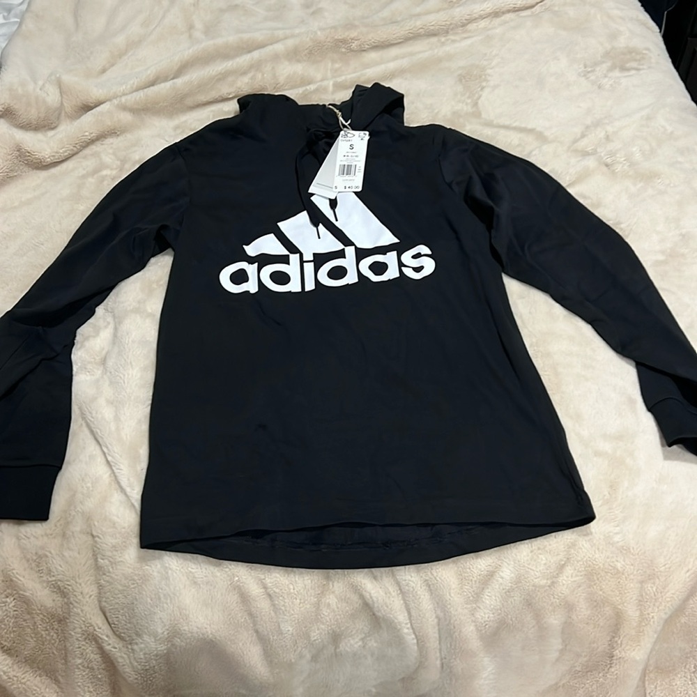 adidas Men's Essentials Logo Hoodie Legacy size small